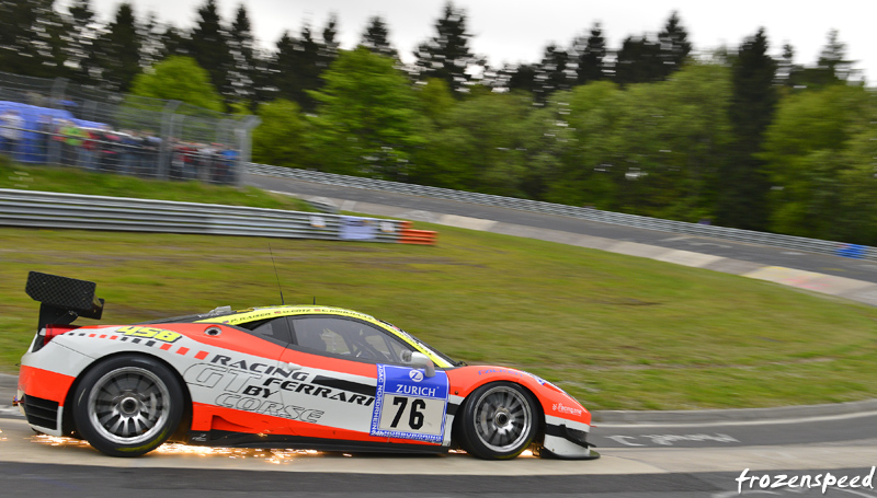 GT Corse F458 sparks