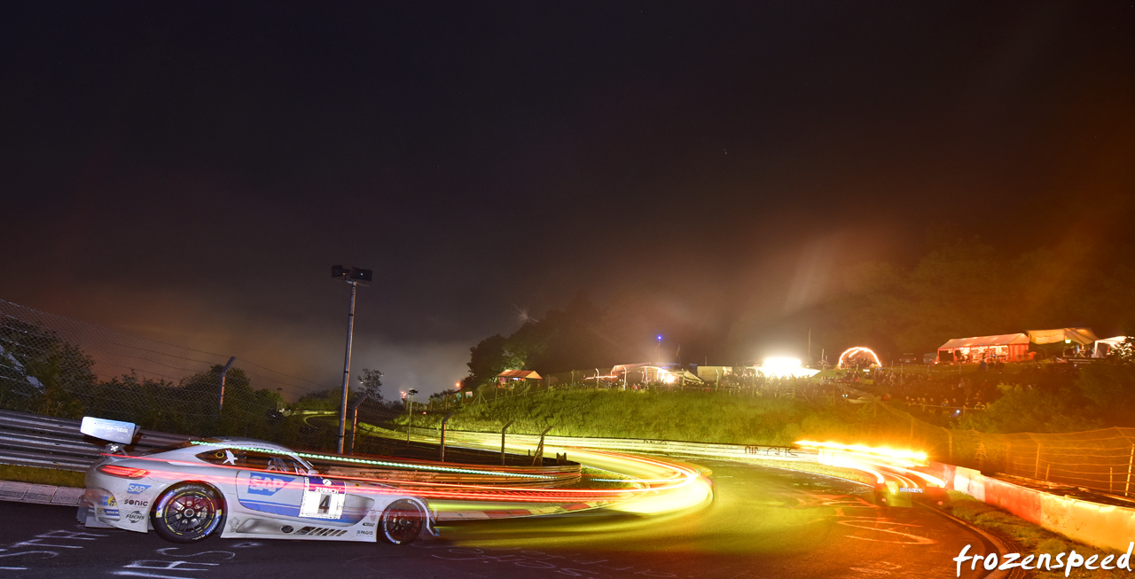 Black Falcon AMG GT3 night