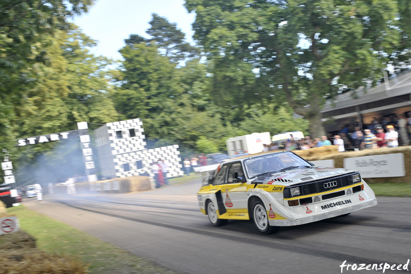 Audi Quattro S1 start