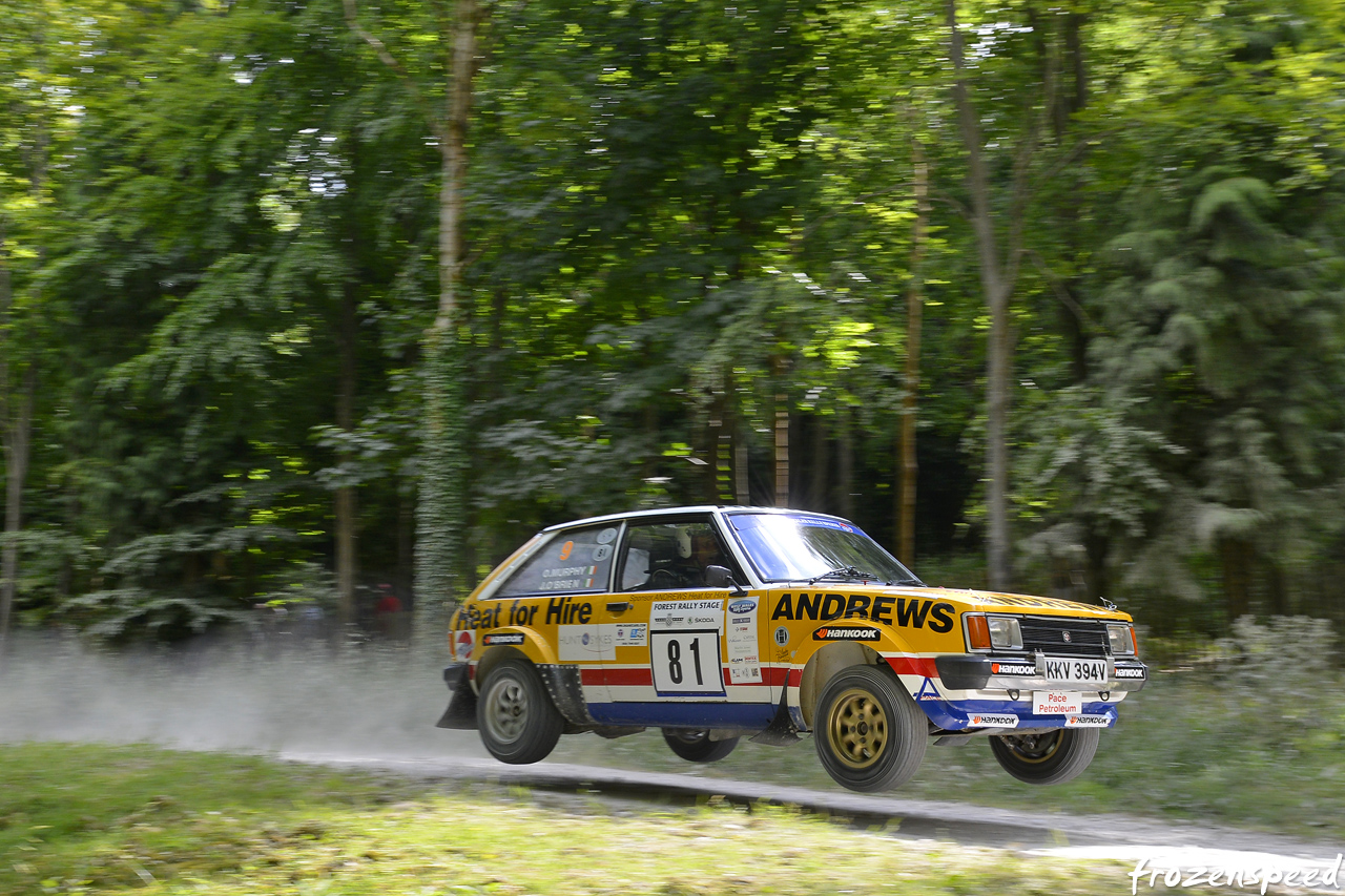 Talbot Sunbeam Lotus jump