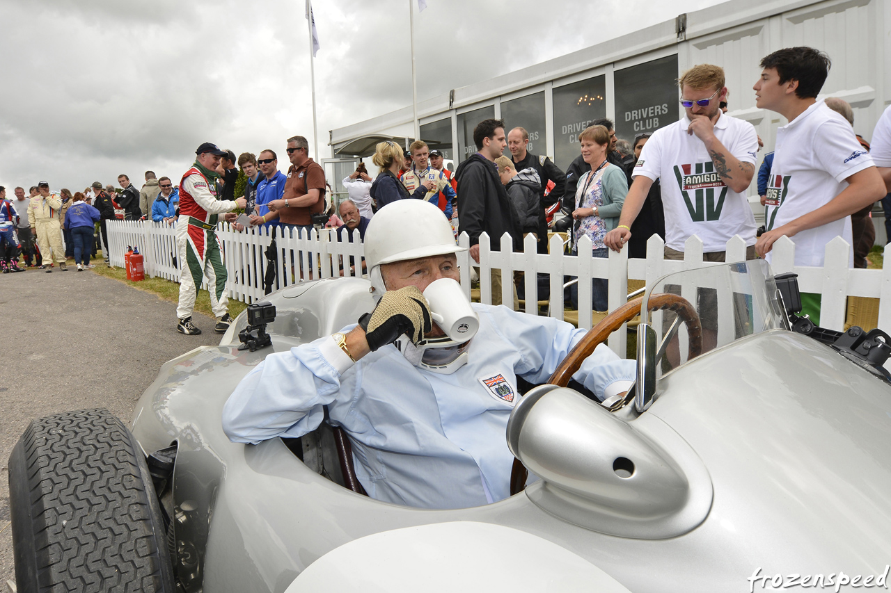 Stirling Moss tea break