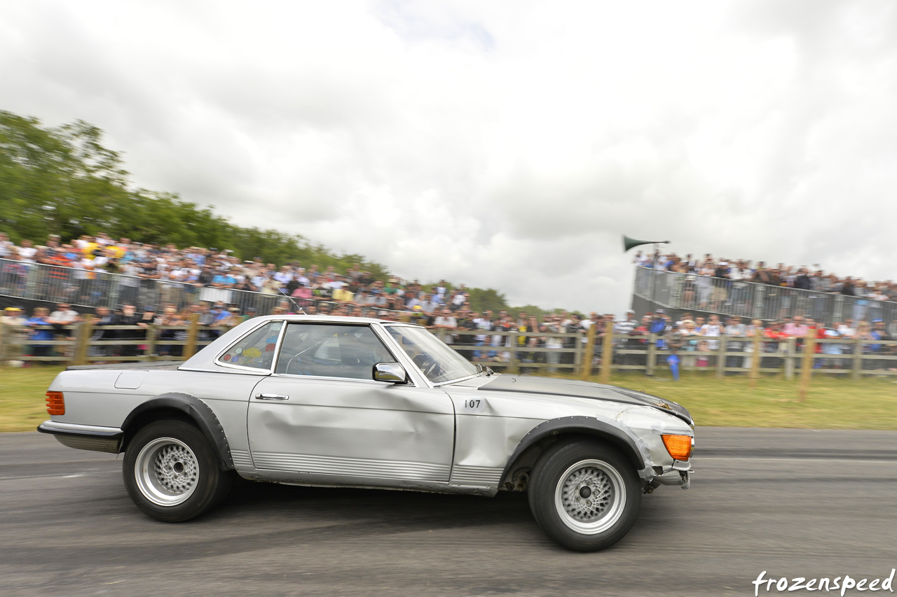 Mercedes 500SL Rallye drift