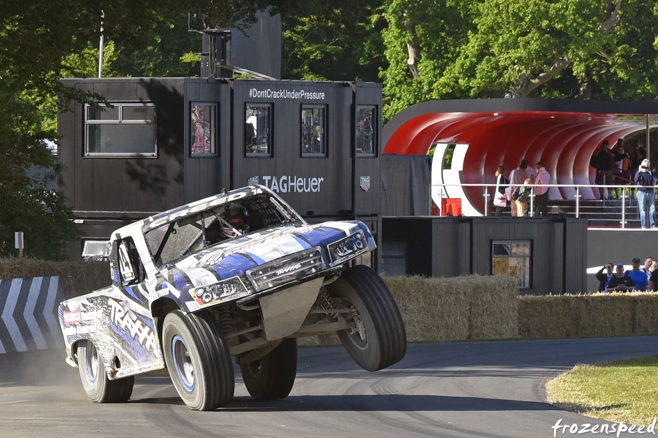 Stadium truck wheelie