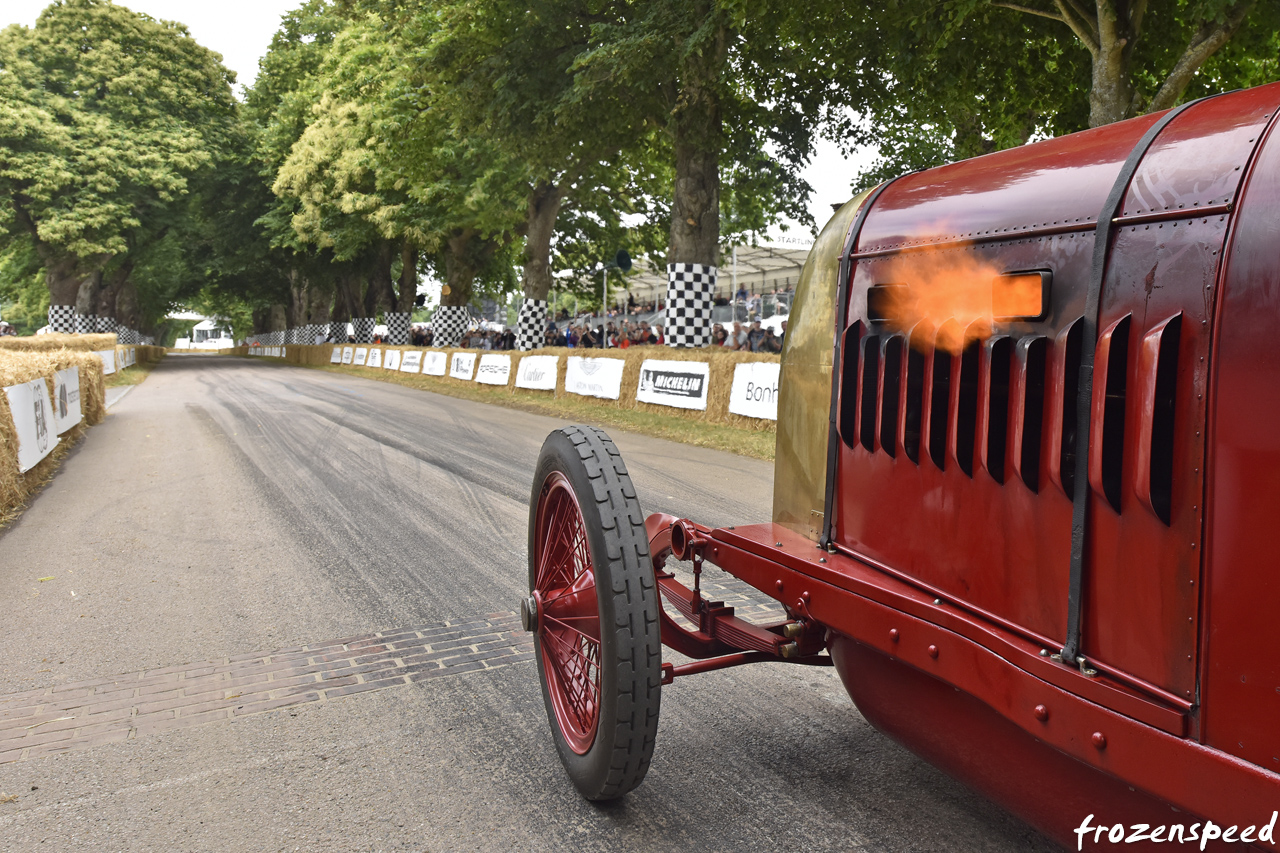 Fiat S76 flames