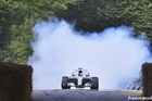 Mercedes F1 burnout