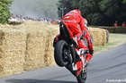 Randy Mamola Ducati taxi endo stoppie