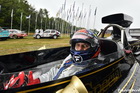 Emerson Fittipaldi cockpit