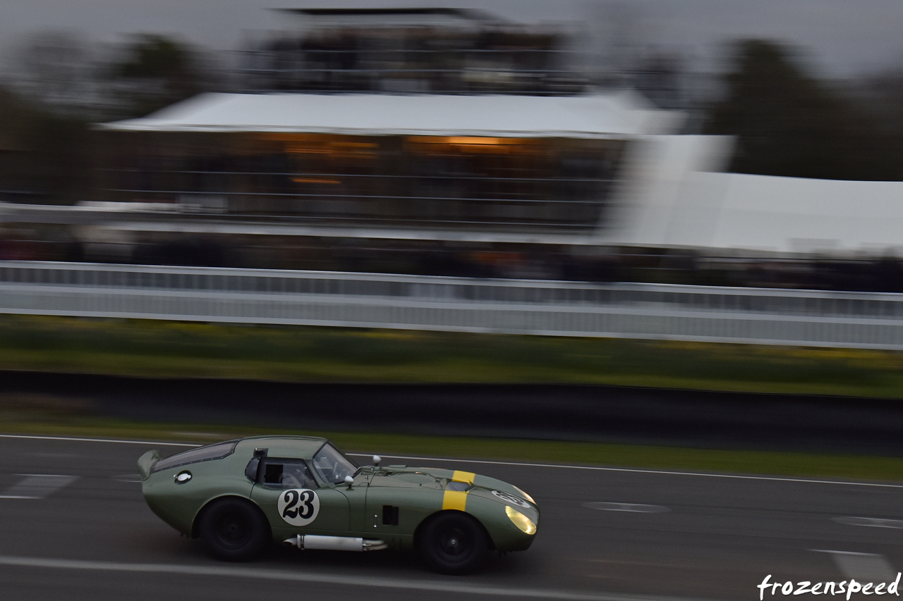 Shelby Cobra Daytona Coupe at dusk