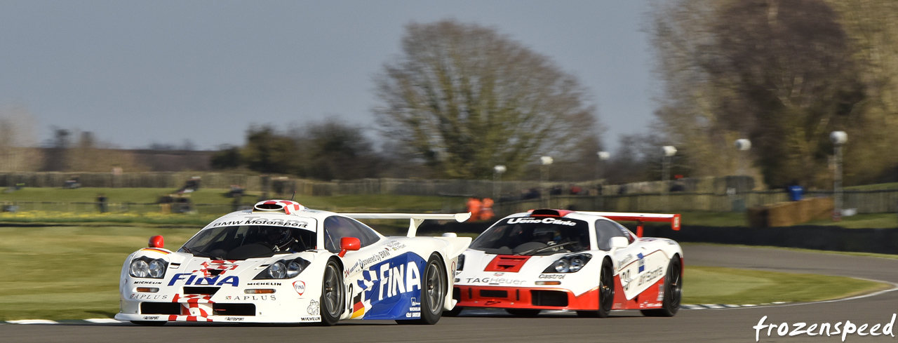 Steve Soper Kenny Brack McLaren F1 GTR duel