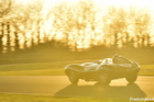 Jaguar D-type at dusk