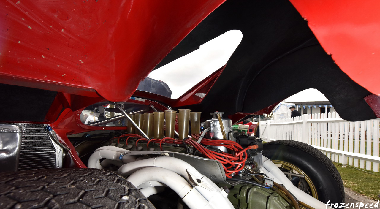 Ferrari 512 engine bay