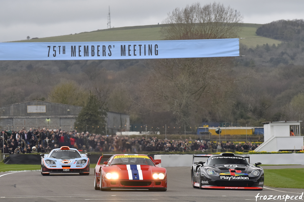 McLaren Ferrari Porsche GT1 demonstration