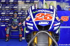 Maverick Vinales and his M1 Yamaha