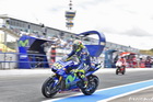 Valentino Rossi in pitlane