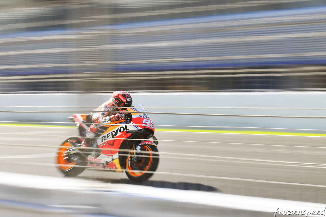 Marc Marquez full gas