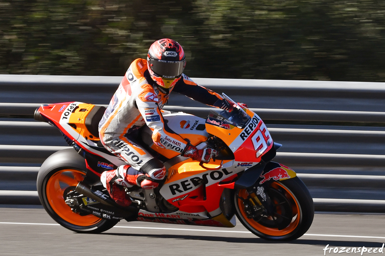 Marc Marquez glance