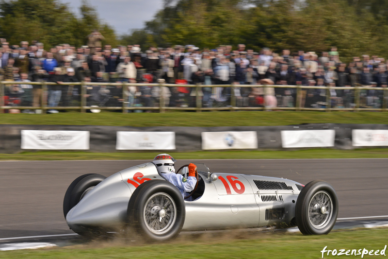 Jackie Stewart W165 sideways 