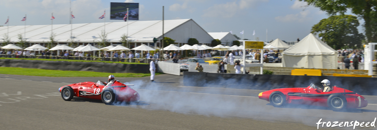 Maserati 250F burn out