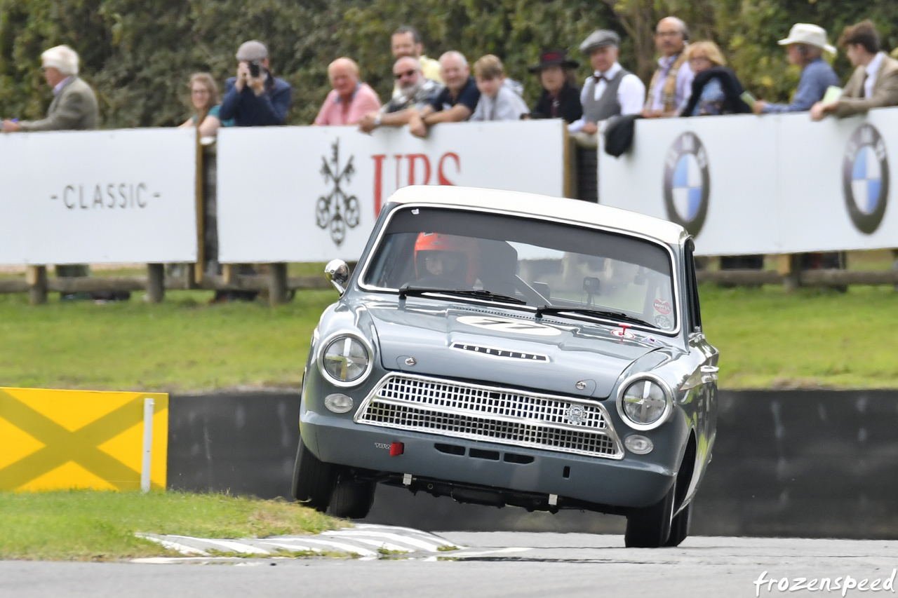 Lotus Cortina sideways