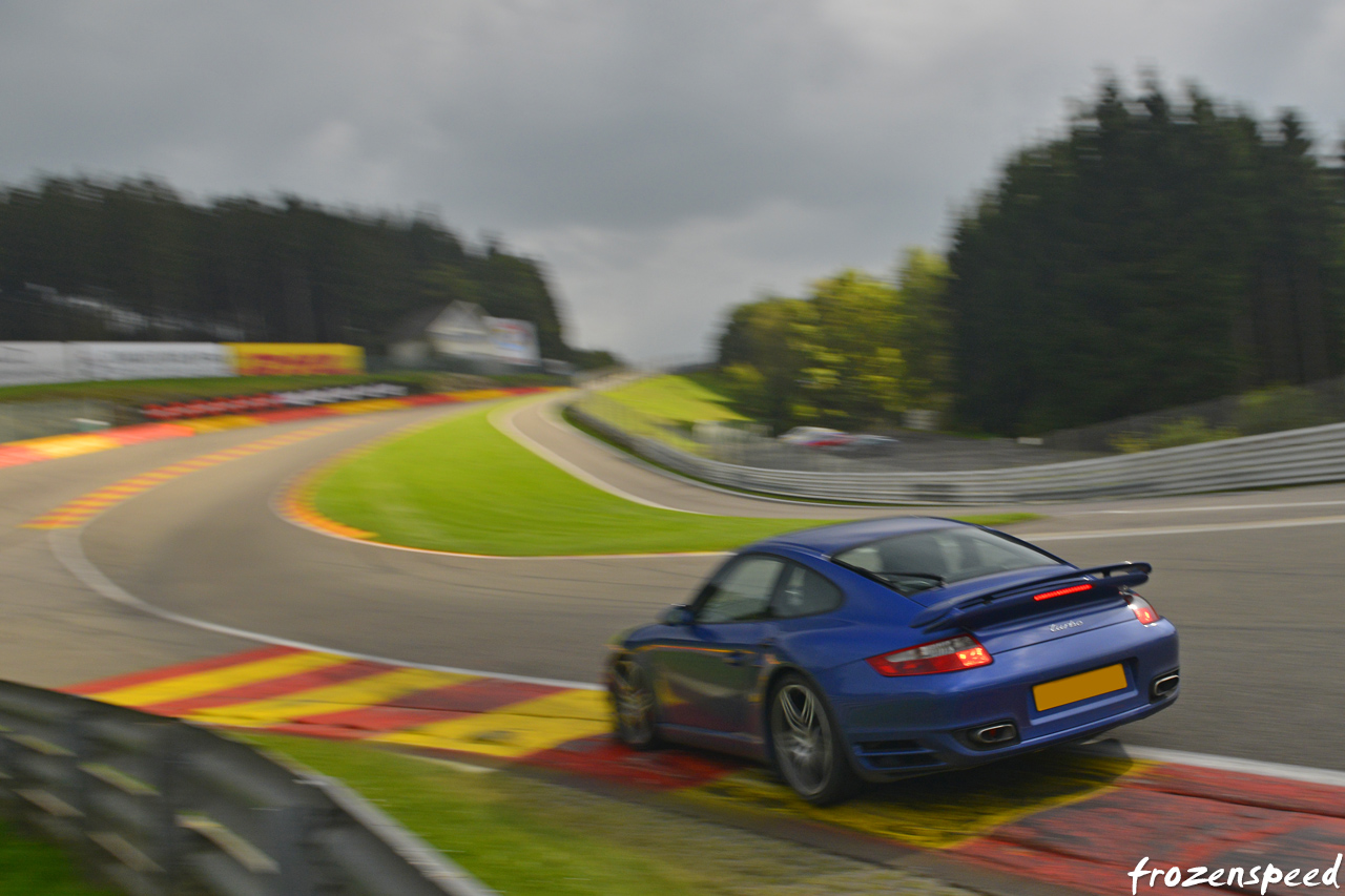 Porsche 997T Spa Eau Rouge