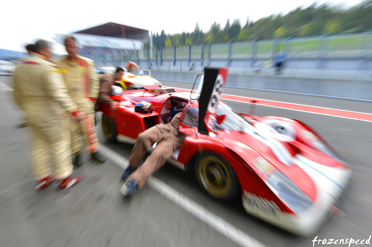 Ferrari 512M Spa Pitlane