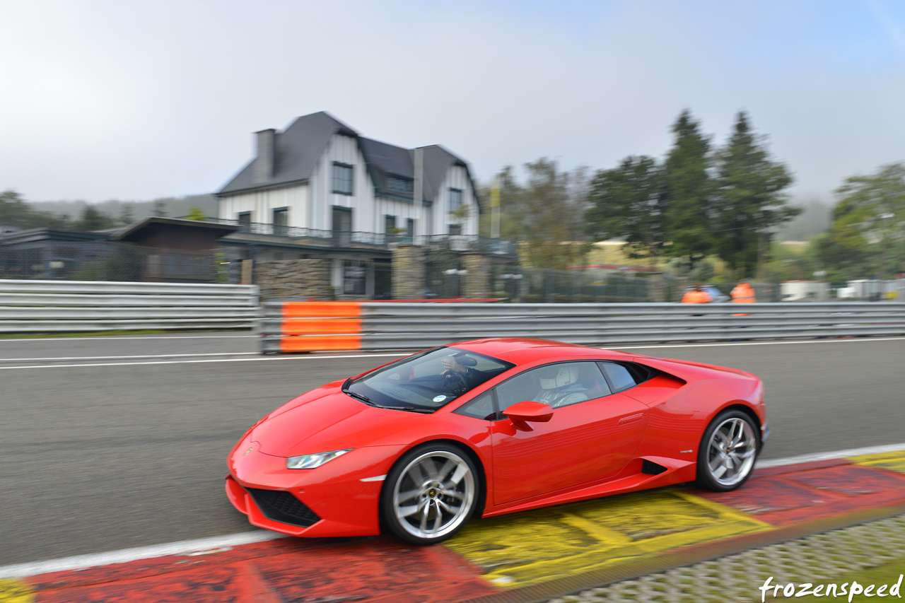 Lamborghini Hurracan Spa Eau Rouge