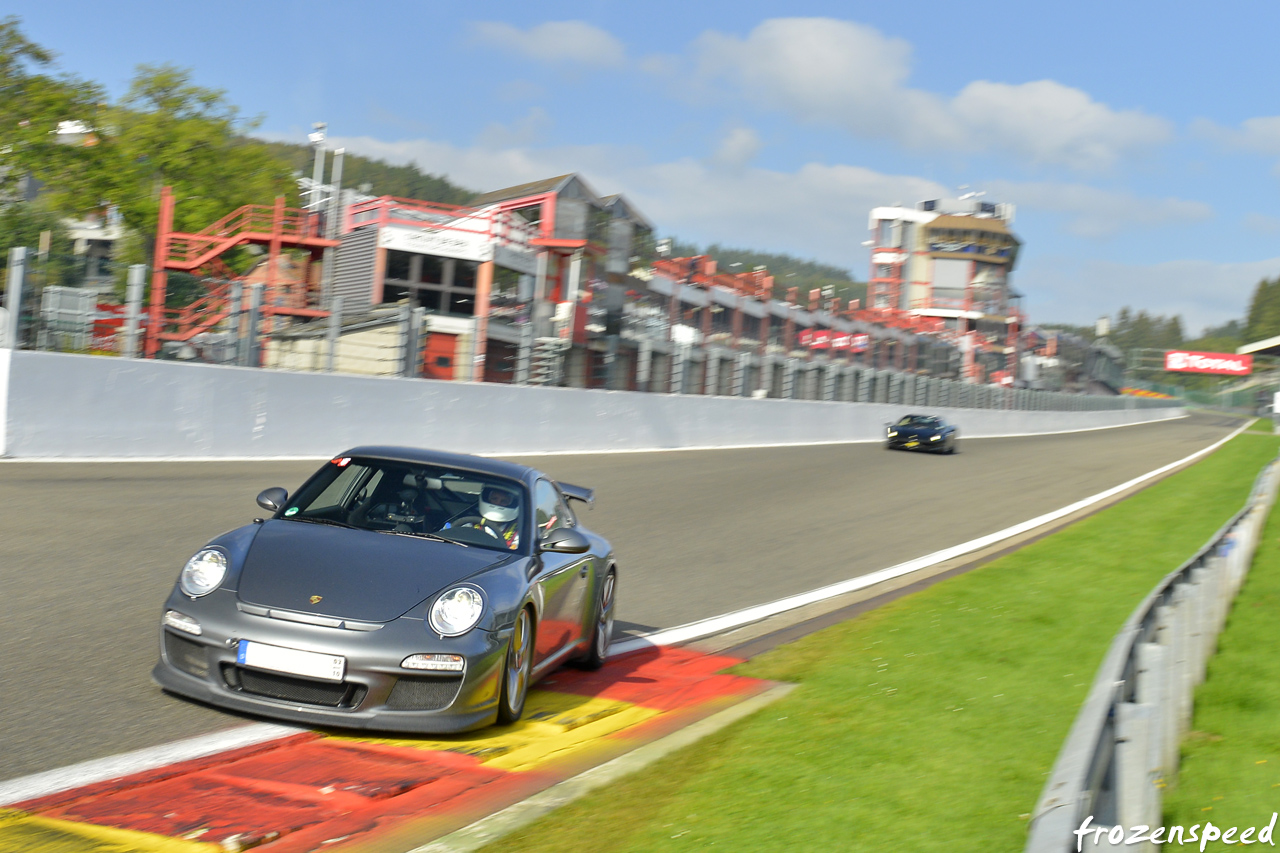 Porsche GT3 Spa Eau Rouge