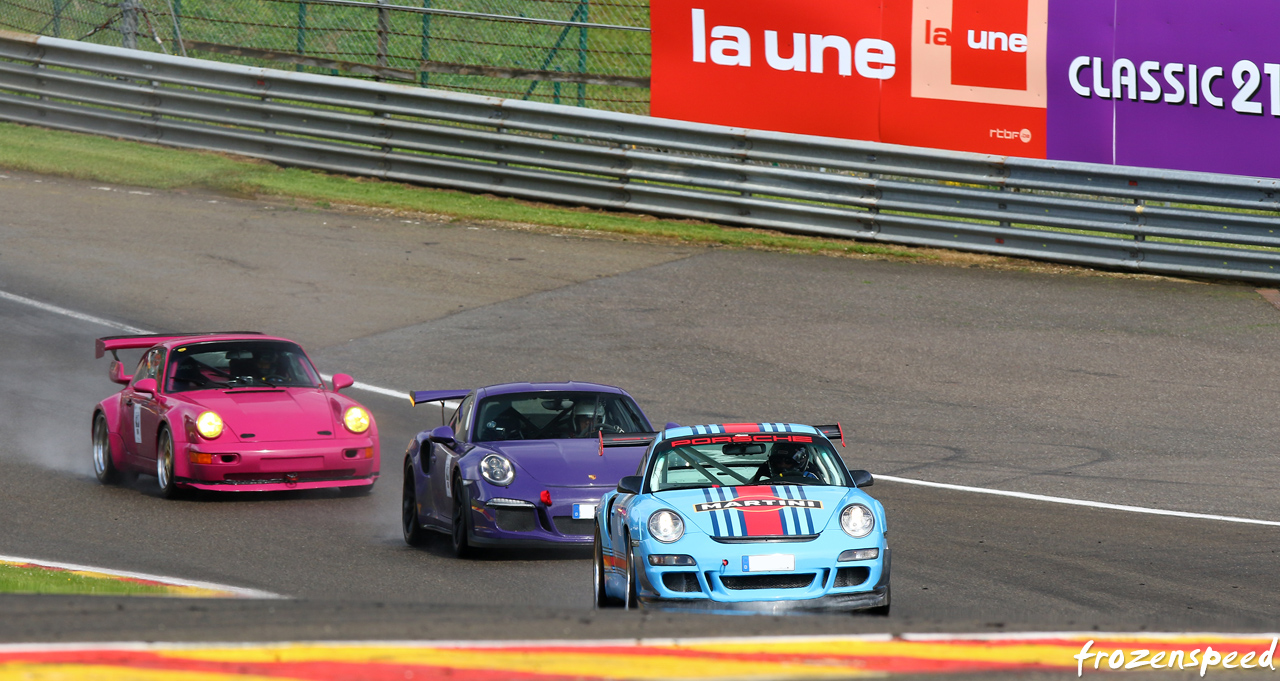 Porsche trio Raidillon