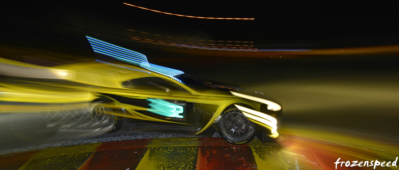 Aston Martin La Source light trail