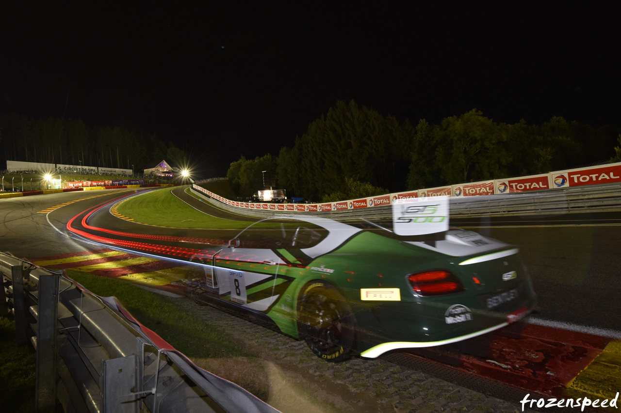 Eau Rouge by night