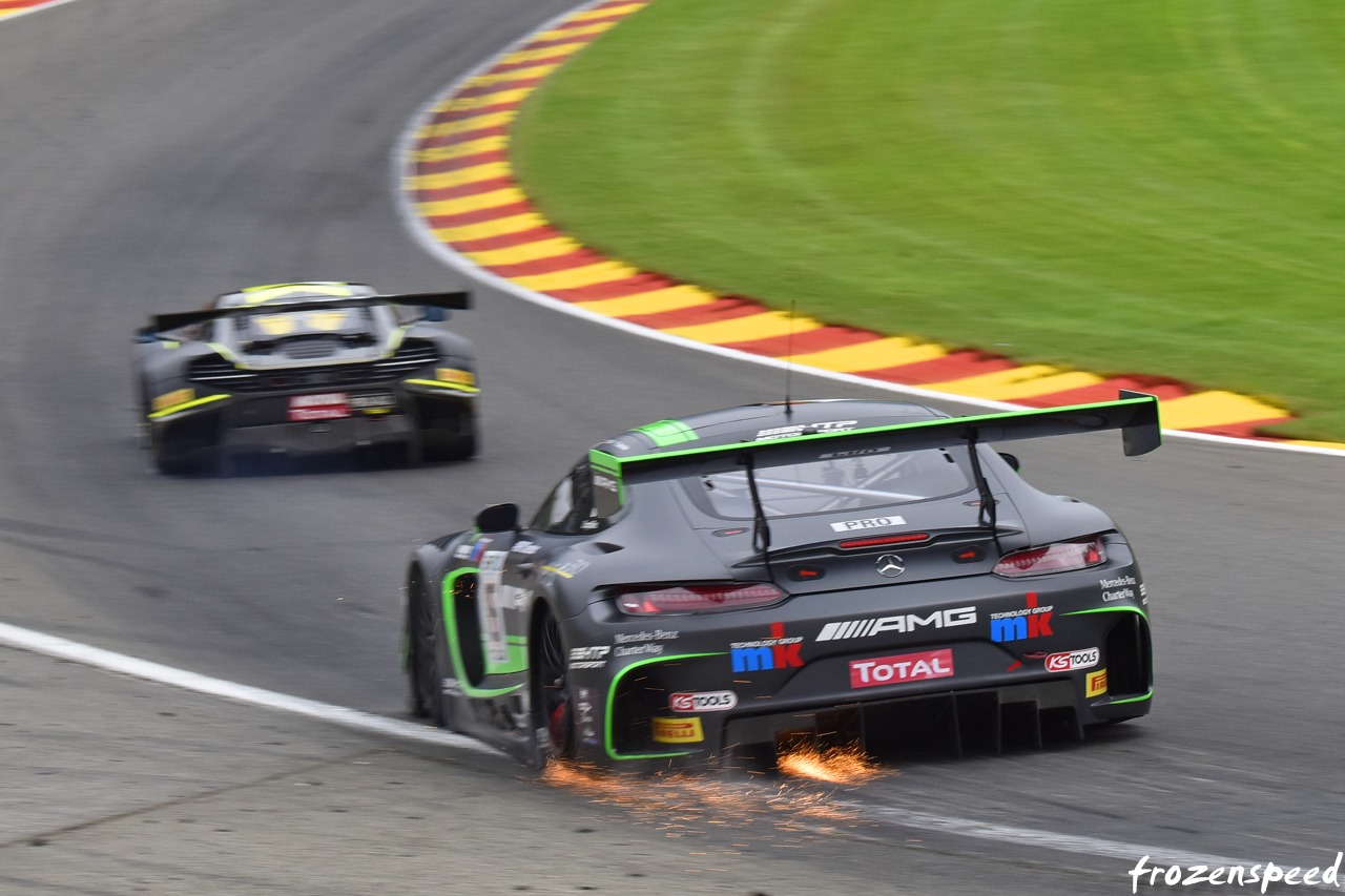 AMG sparks Eau Rouge