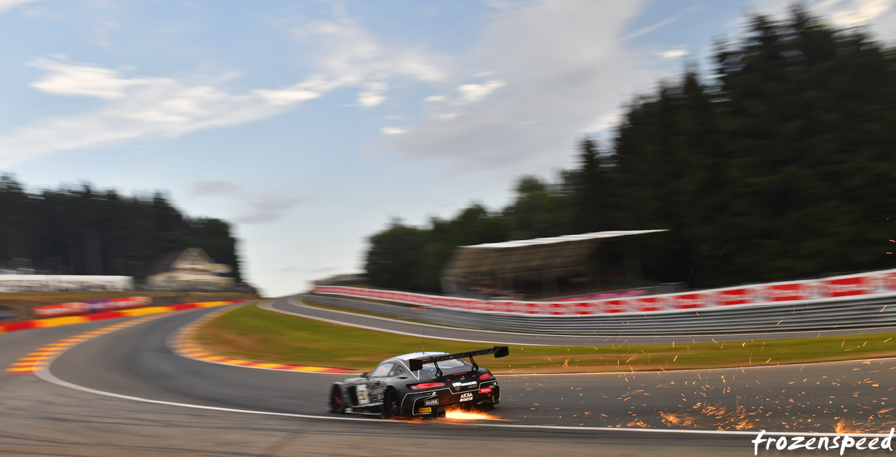 Eau Rouge AMG sparks 