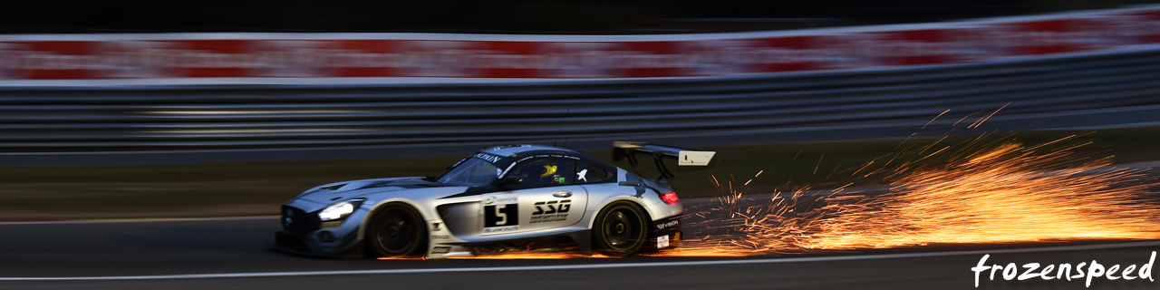 Eau Rouge night sparks