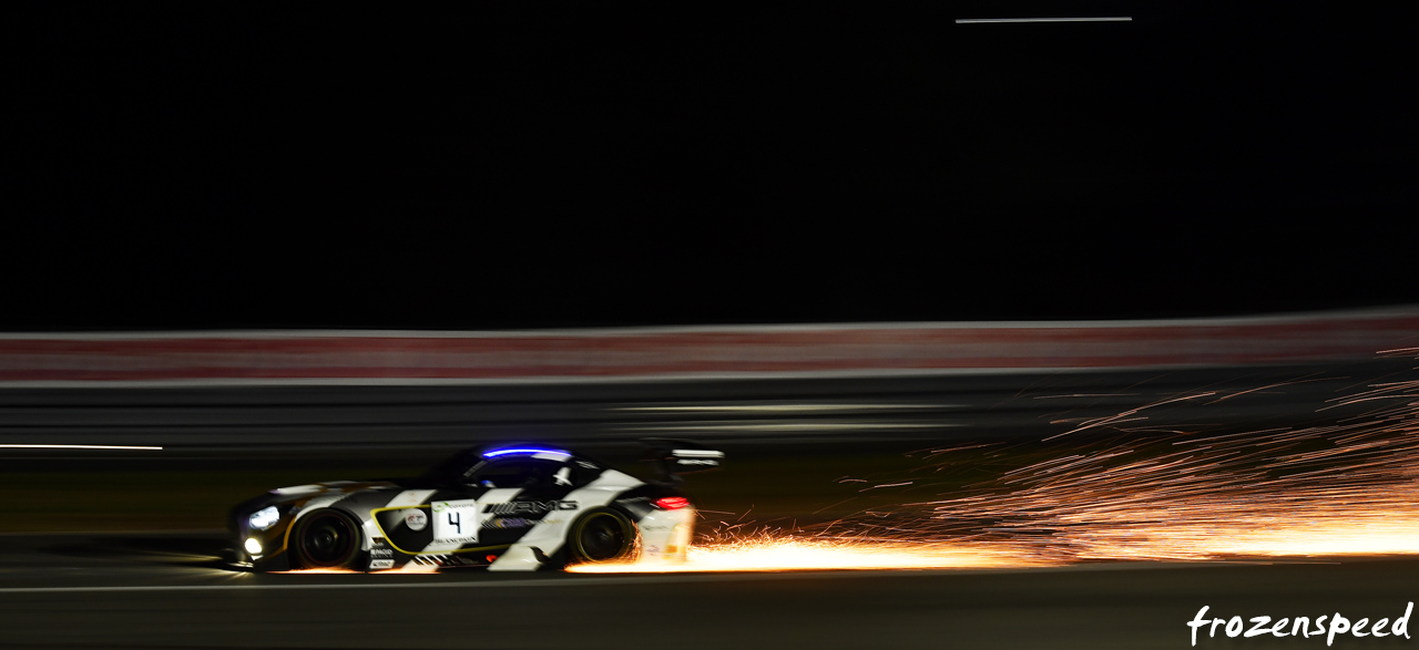 Eau Rouge night sparks