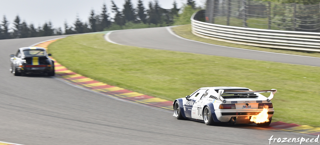 BMW Procar M1 flames Eau Rouge