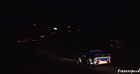 BMW 3.0 CSL Eau Rouge by night