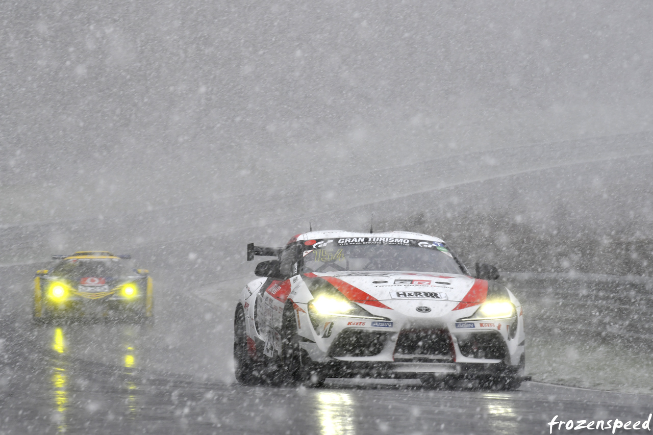 Toyota Supra snow