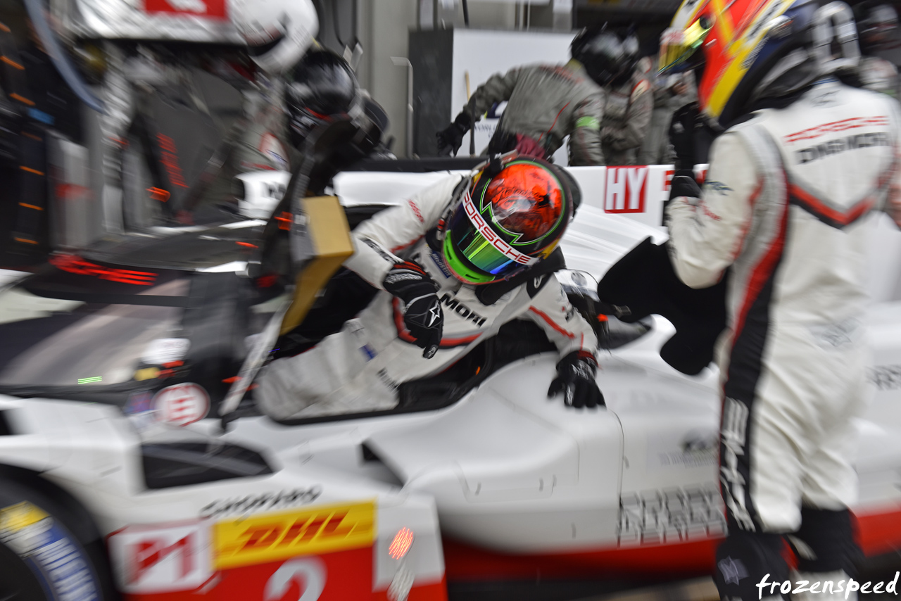 Brendon Hartley pitstop