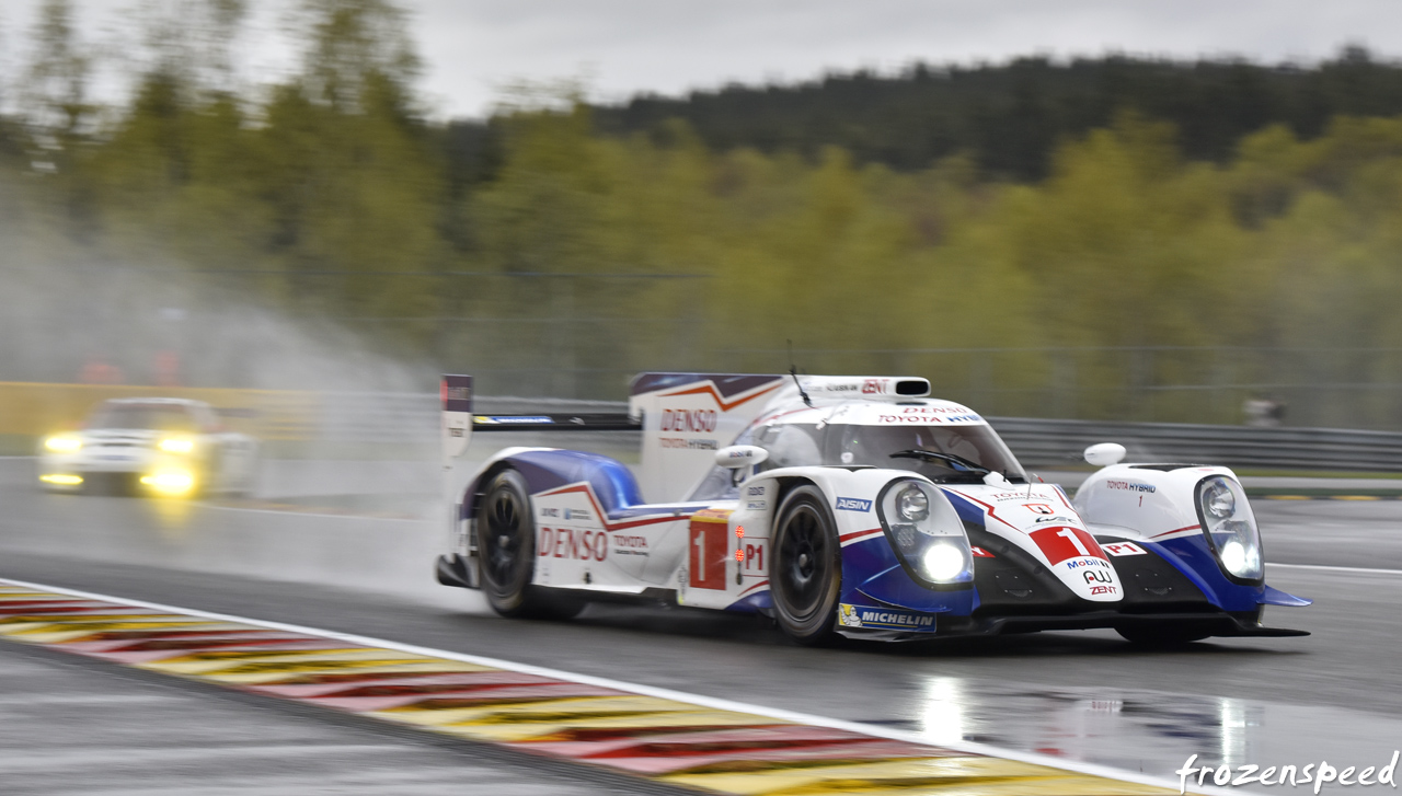 Toyota TS040 Spa rain