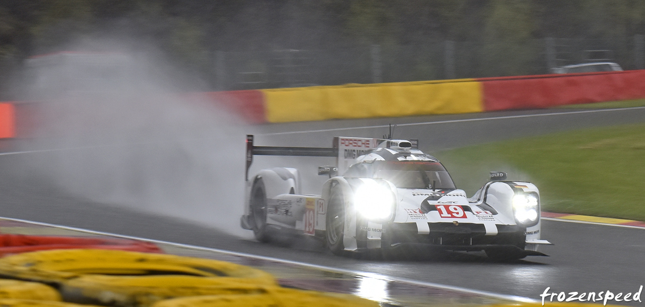 Porsche 919 spray Spa