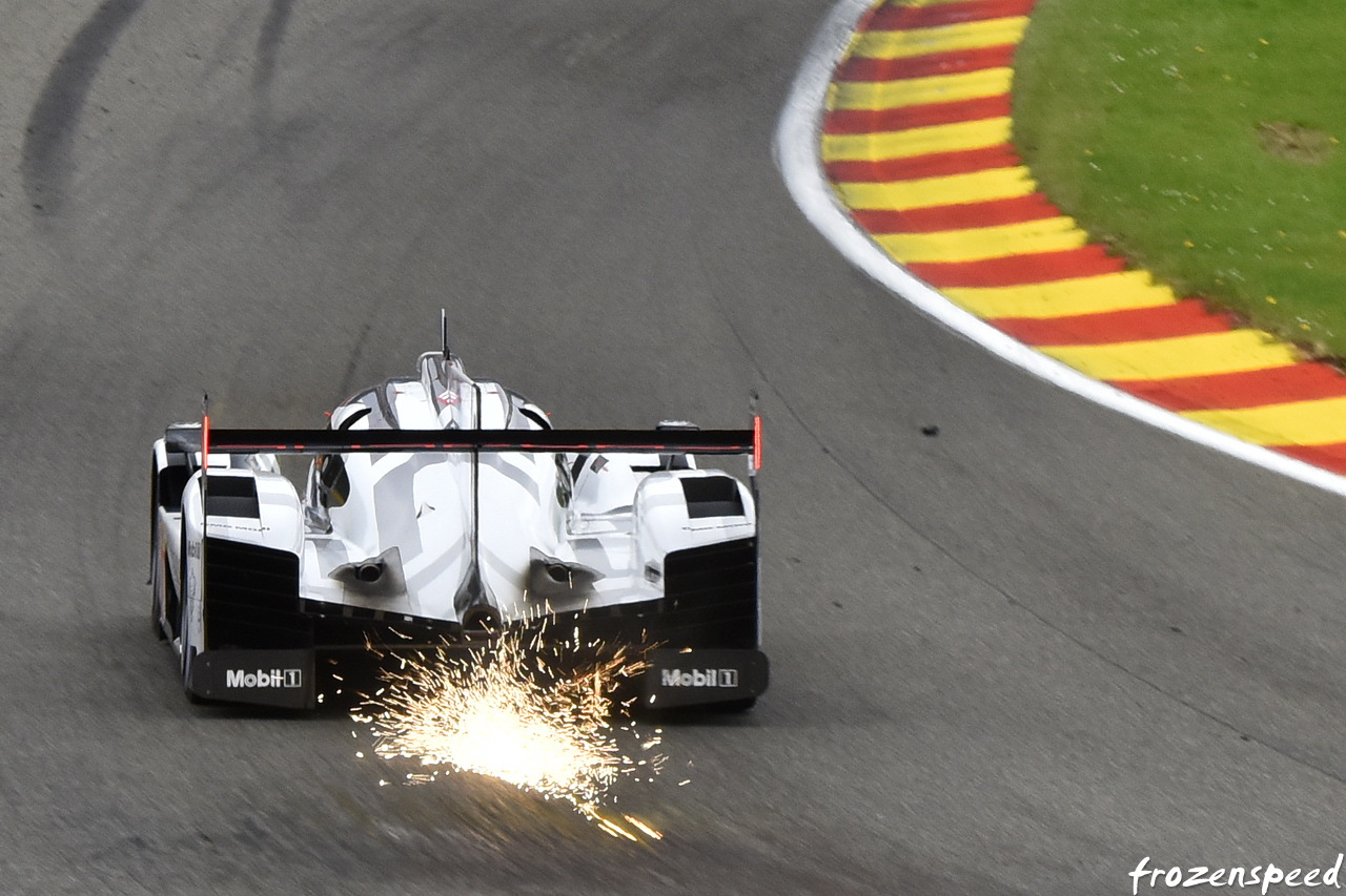 Porsche 919 sparks Spa