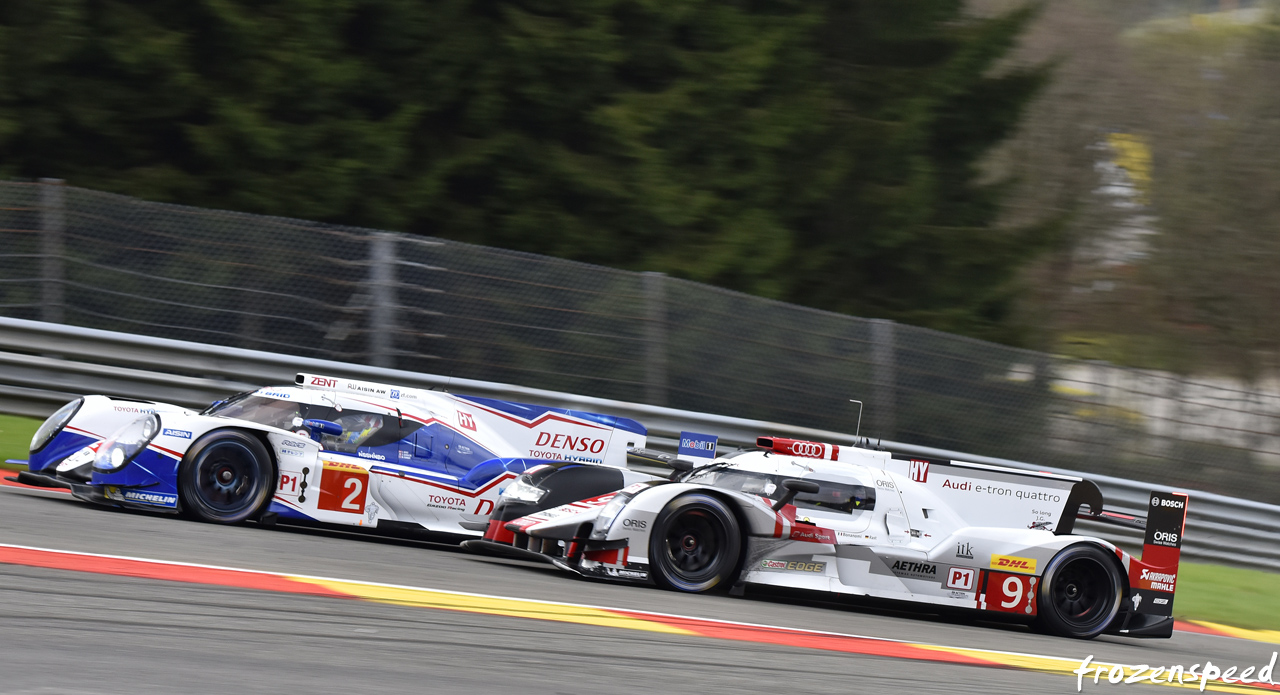 Toyota TS040 Audi R18 Spa