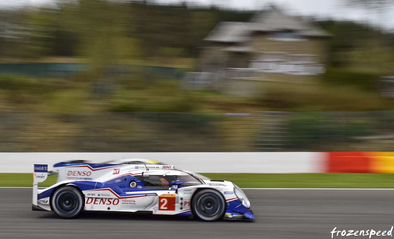 Toyota TS040 Spa braking