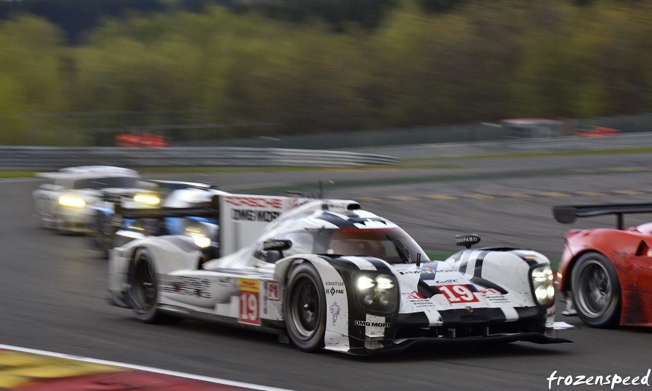 Porsche 919 traffic Spa