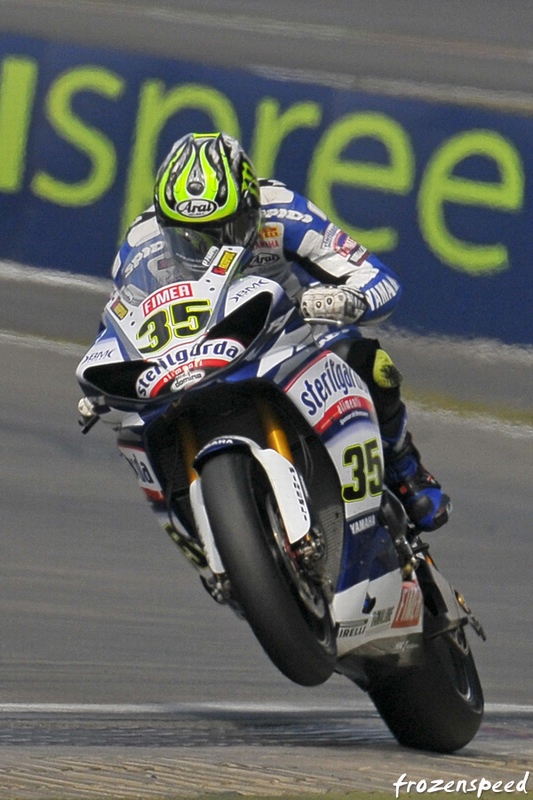 Cal Crutchlow wheelie