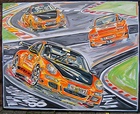 Painting GT3RS Collage