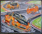 Painting GT3RS Collage