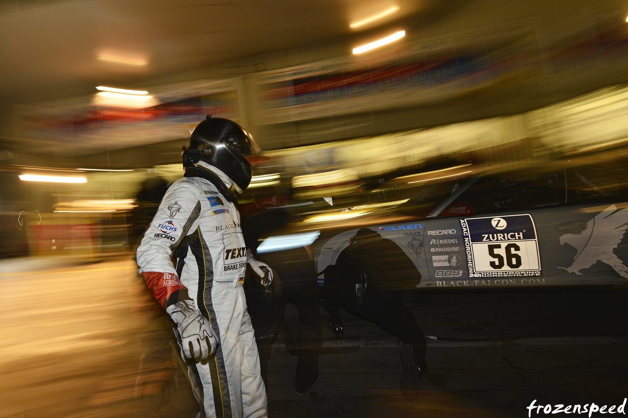 Black Falcon pitstop Nurburgring 24h