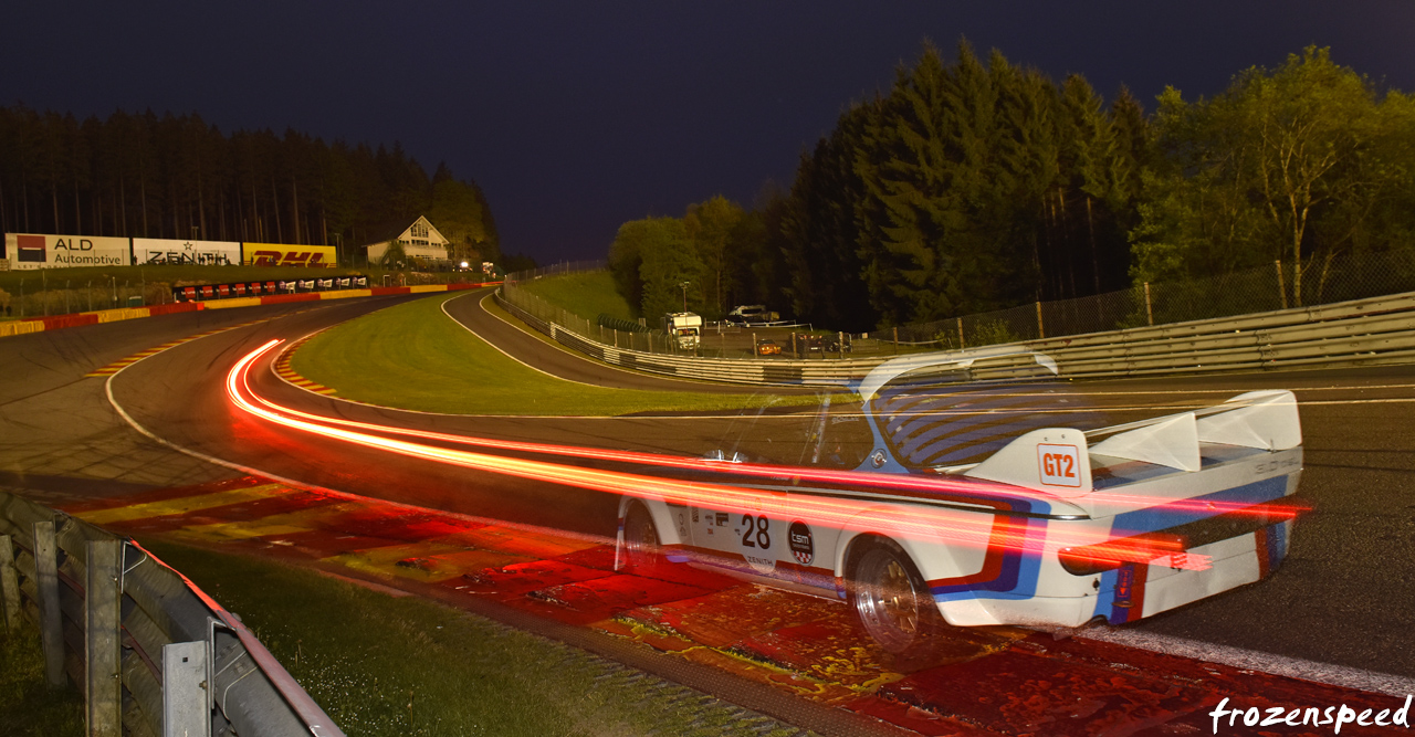 CSL Batmobile at Eau Rouge