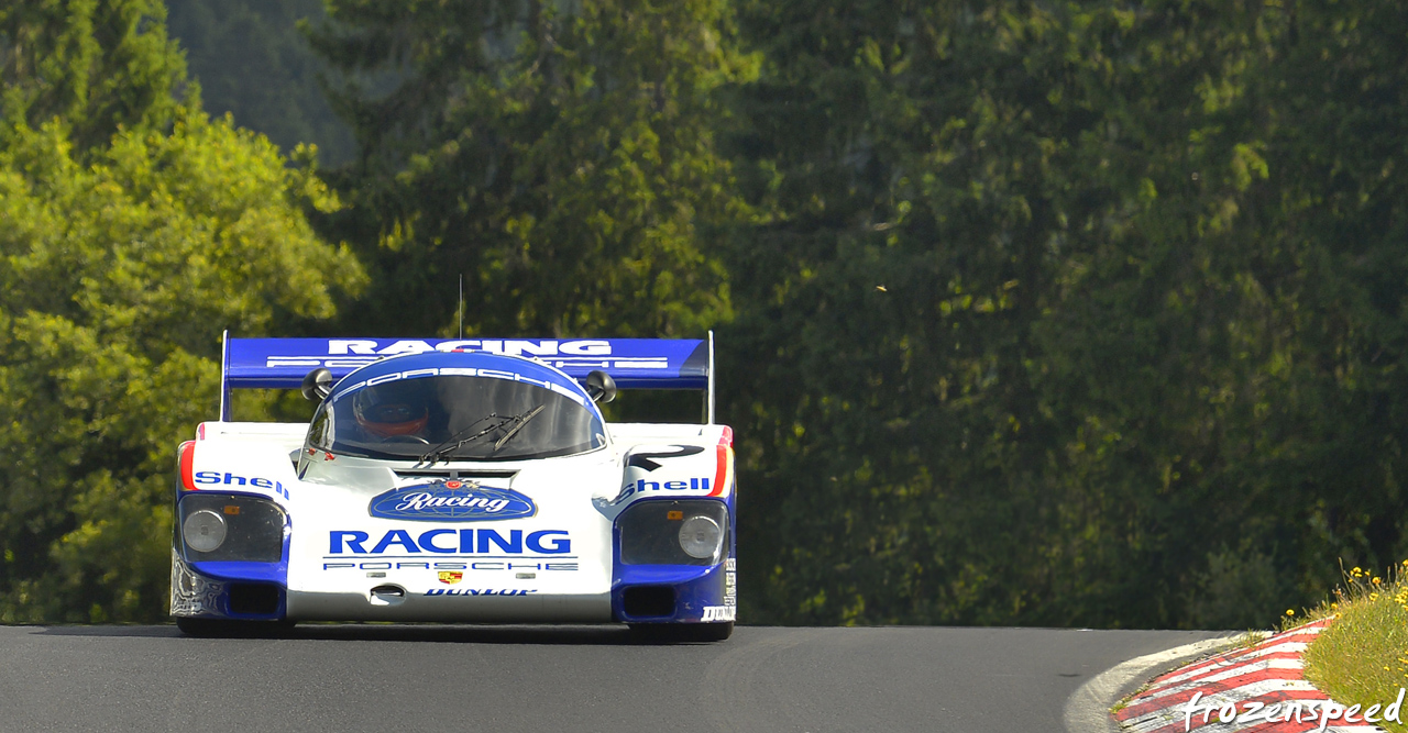 Derek Bell Porsche 956 Nurburgring